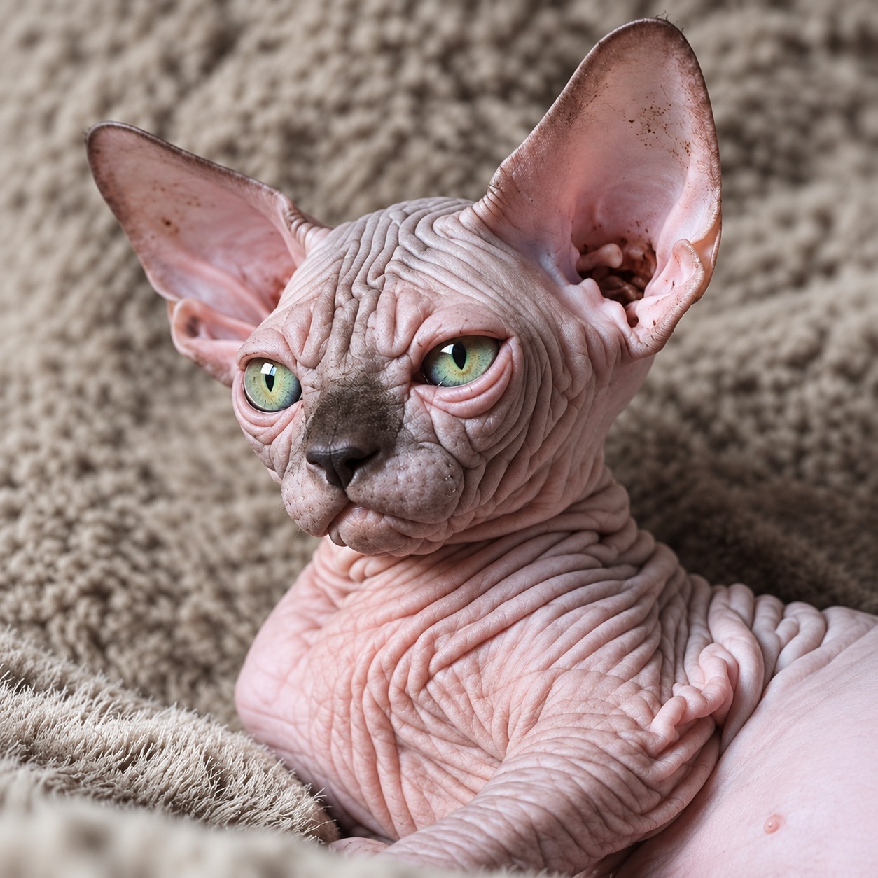 Hairless Whiskas Amadeous, AKA Squidly Diddley