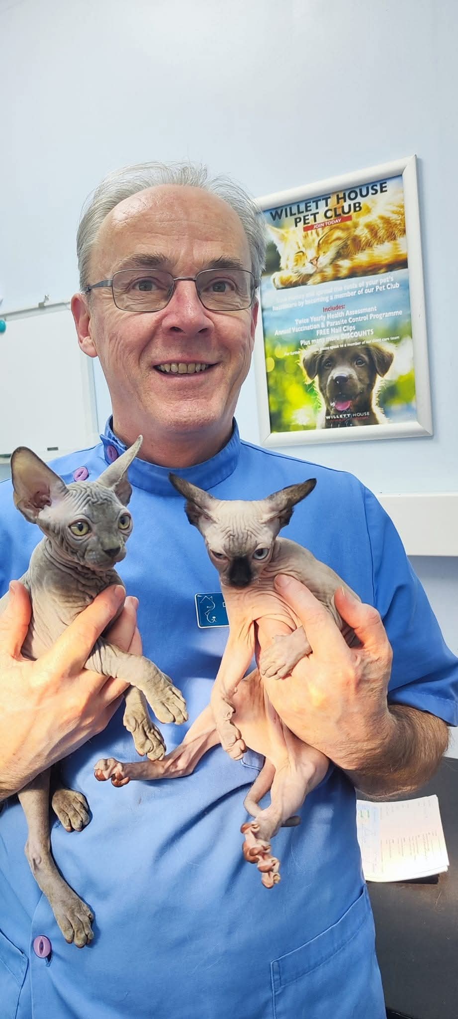 Our superstar vet, the legendary Mr. Gerard Clarke